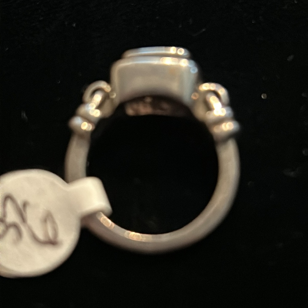 Silpada Retired .925 Sterling Silver Amethyst Ring Size 6 February Birthstone - Picture 6 of 8